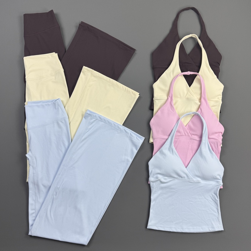 Pilate Yoga Workout - Conjunto de 2 piezas para mujer: